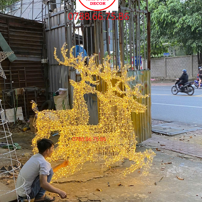 mô hình trang trí Noel đẹp