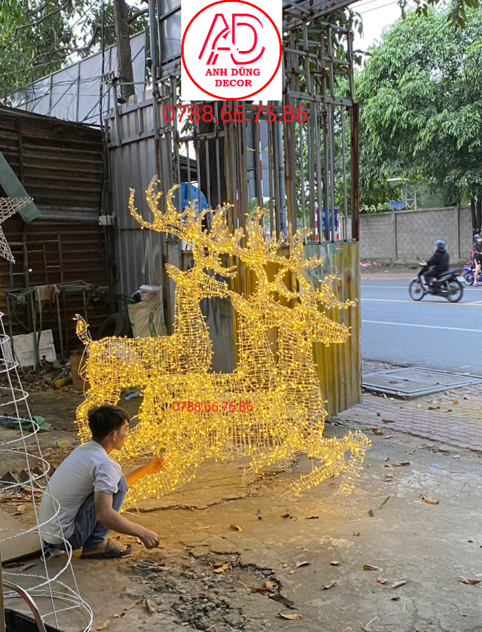 mô hình trang trí Noel đẹp
