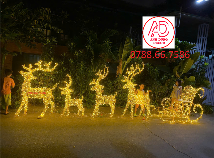 xe kéo ông già Noel