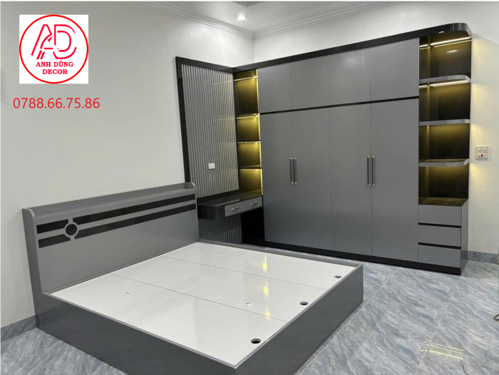 tủ quần áo gỗ MDF Dĩ An