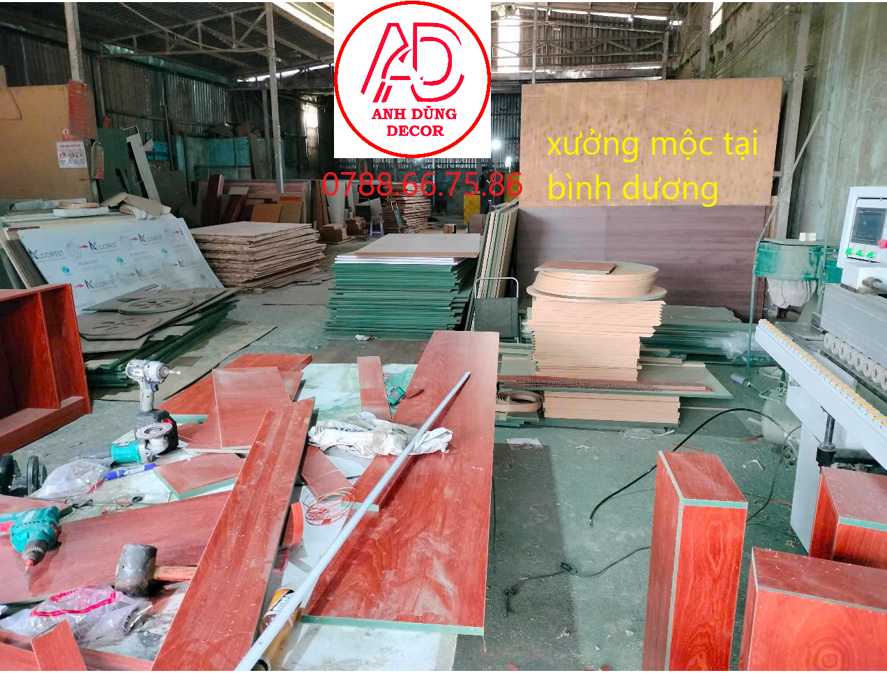 xưởng mộc sản xuất nội thất tại Bình Dương