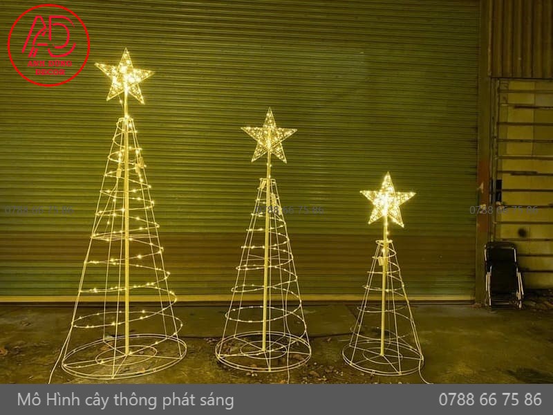 đơn vị sản xuất cây thông trang trí noel mô hình cây thông trang trí noel