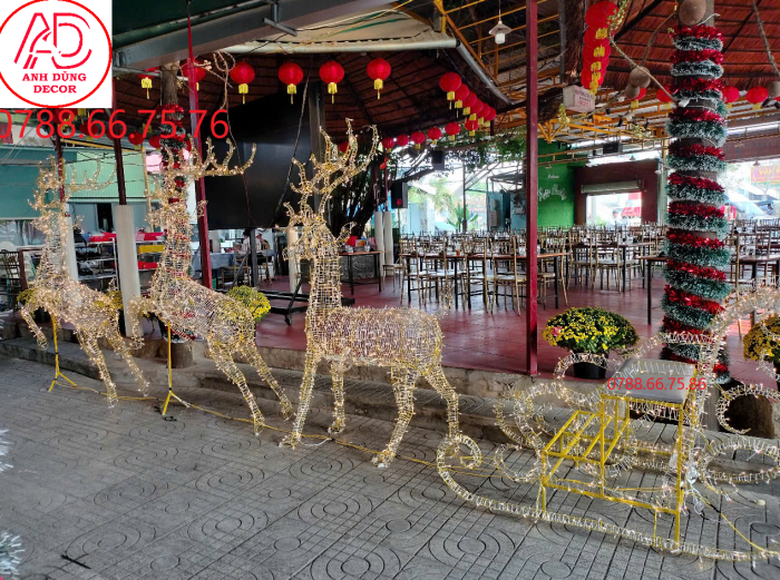 cỗ xe kéo ông già noel