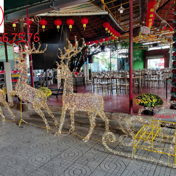 cỗ xe kéo ông già noel
