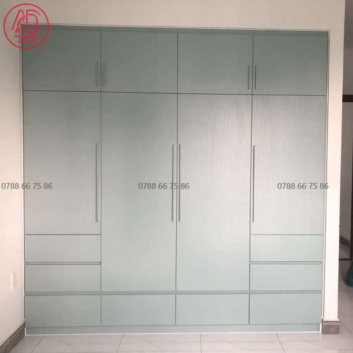 mẫu tủ quần áo gỗ an cường màu mới sang trọng