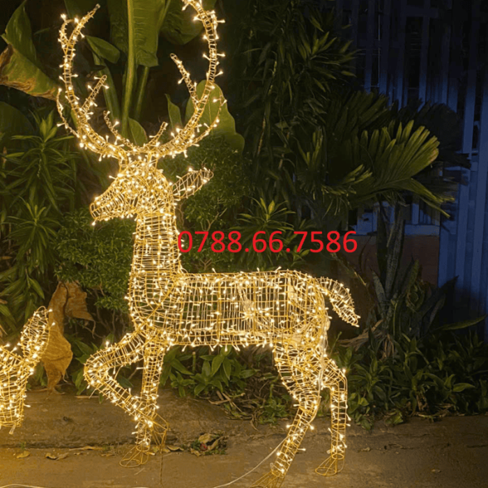 gia công mô hình trang trí noel