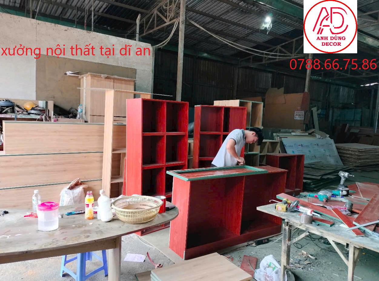 thợ mộc thi công nội thất tại Anh Dũng