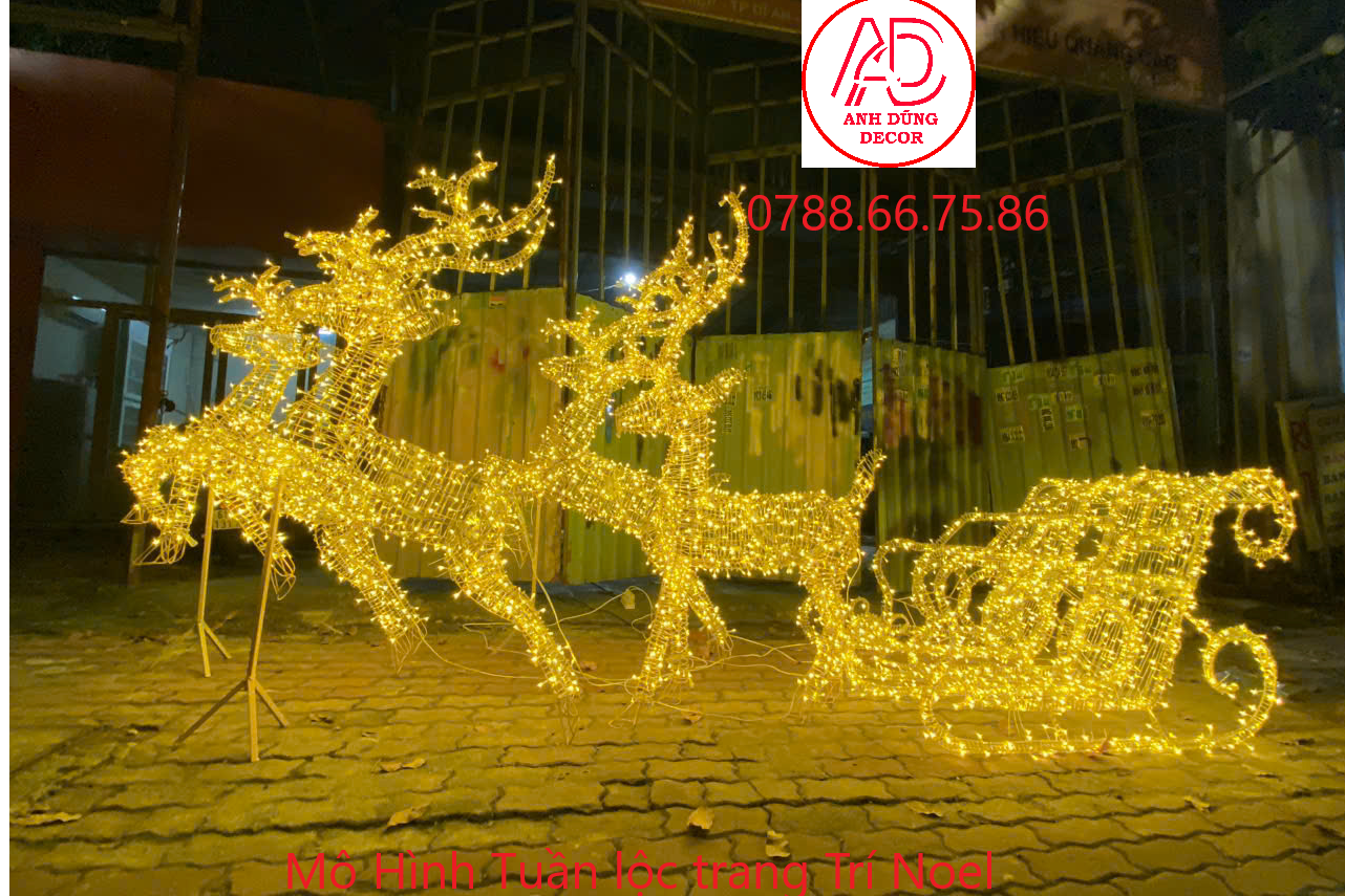 mô hình trang trí noel 2025