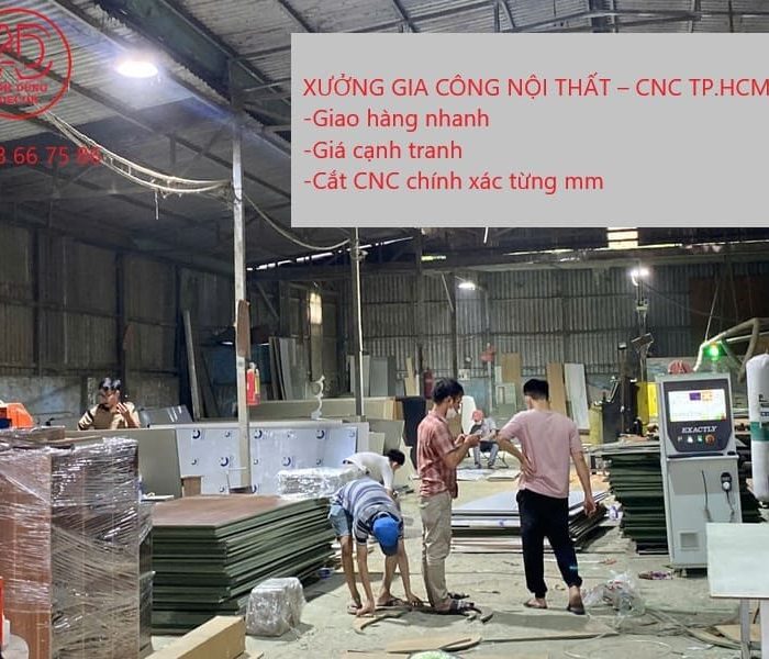 xưởng gia công cắt CNC tại TP.HCM