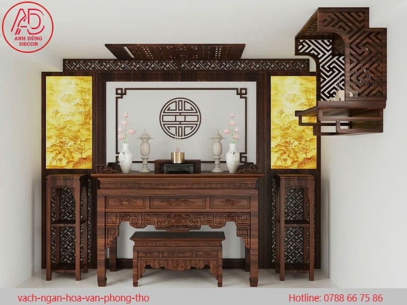 Trang trí phòng thờ gia đình