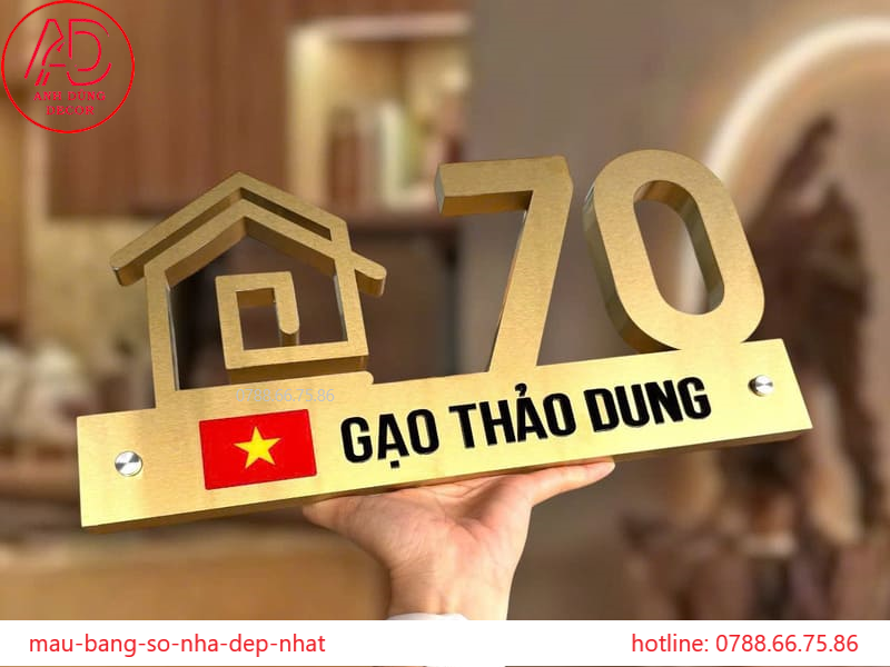 Top 10 Mẫu Biển Số Nhà Đẹp và phong thuỷ nhất hiện nay Top 10 Mẫu Biển Số Nhà Đẹp