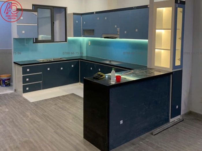 thi công tủ bếp trọn gói tại Anh Dũng Decor