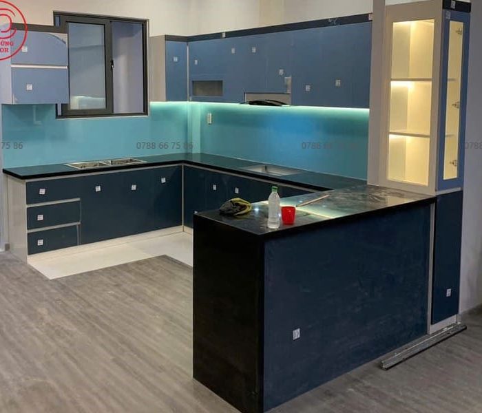 thi công tủ bếp trọn gói tại Anh Dũng Decor