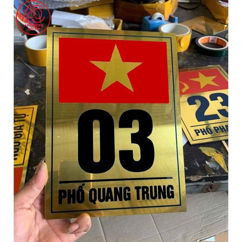 Biển số nhà đẹp bền giá rẻ, lấy ngay Mẫu biển số nhà mica đẹp, rẻ, làm nhanh