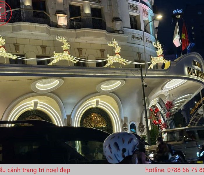 mô hình trang trí noel đẹp