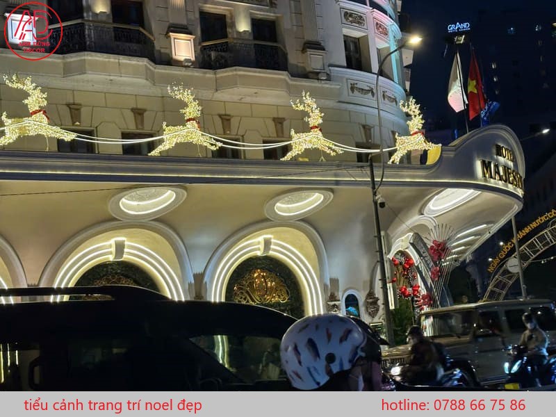 mô hình trang trí noel đẹp tại anh dũng decor mô hình trang trí noel đẹp