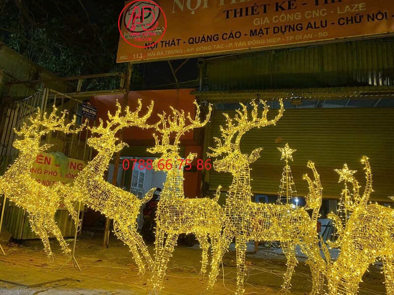 mô hình tuần lộc trang trí cho tiểu cảnh noel đẹp tuần lộc trang trí cho tiểu cảnh noel