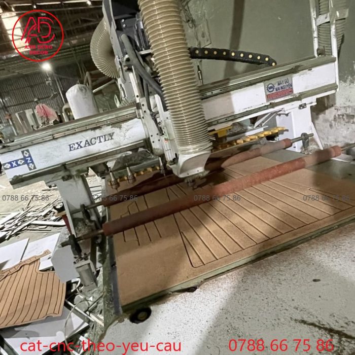Máy CNC hiện đại giúp cắt CNC gỗ theo yêu cầu với độ chính xác cao
